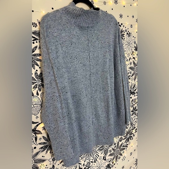 ANA grey mock neck sweater - warm, cozy, comfy for fall and winter - Picture 4 of 10